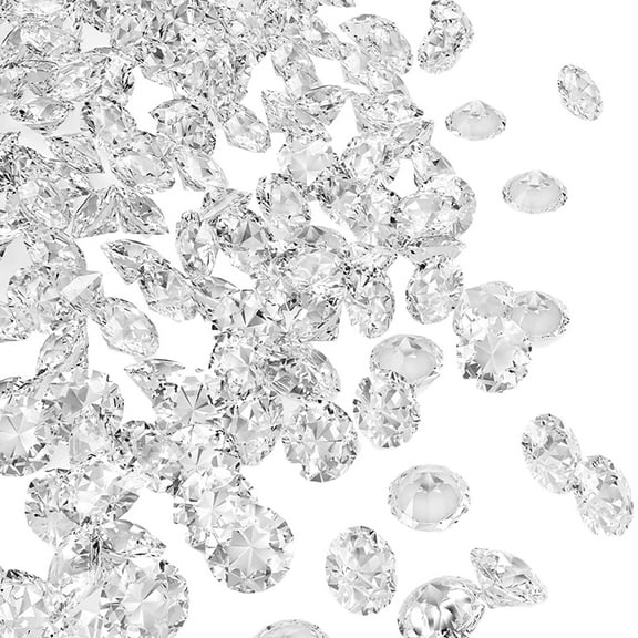 LEORX 500Pcs Crystal Party Decorations Fake Diamonds For Decoration And Parties
