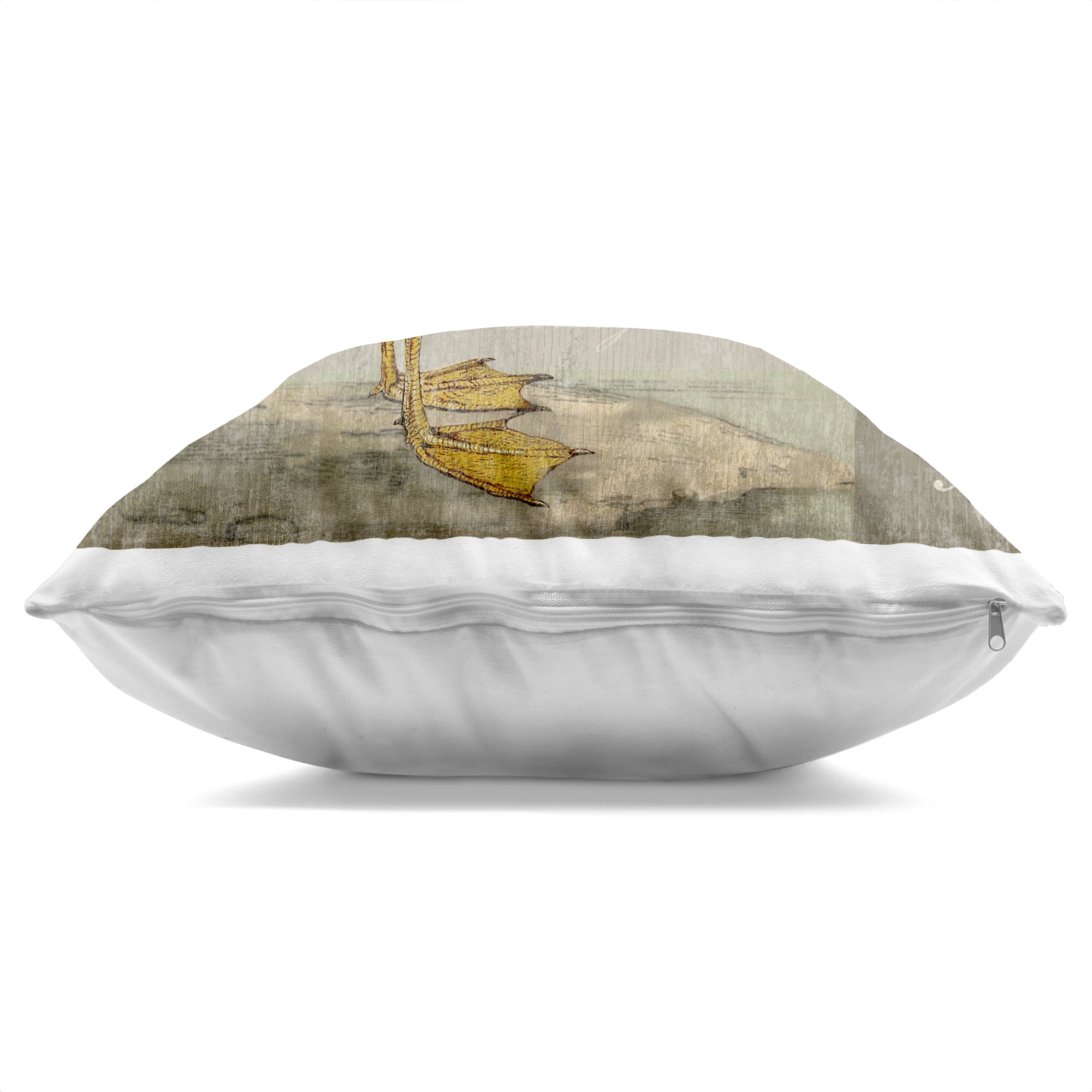 Stupell Industries Rustic Little Seagull Decorative Printed Throw Pillow, design by Suzanne Nicoll, 18 x 7 x 18