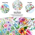 thumbnail image 2 of Window Privacy Film Rainbow Film Decorative Window Sticker, 3D Static Flower Glass Cling Tint for Home Heat Control Non-Adhesive, 17.7×78.7Inch, 2 of 8