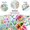 39.4 × 17.7 in, variant on Flower Window Clings, Colorful Floral Bouquet Window Film Static Cling, Wildflower Grass Windows Decals,Non-Adhesive Privacy Decorative Cute Rainbow Film for Windows Doors Sidelights