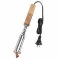 thumbnail image 2 of 1Pc 220V Electric Soldering Iron Solder Welding Chisel Tip Wood Handle Tool Useful 150W, 2 of 14