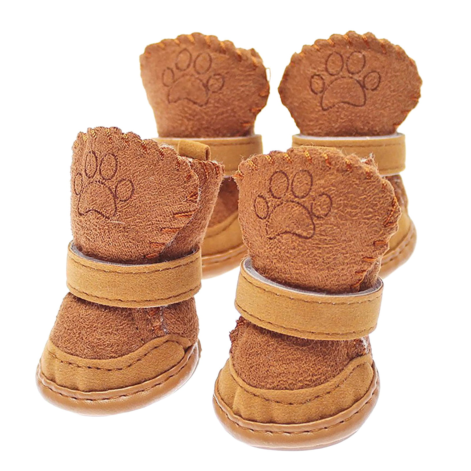 Dog Boots for Small Medium Dogs and Puppy Snow Winter Shoes Paw Protector 