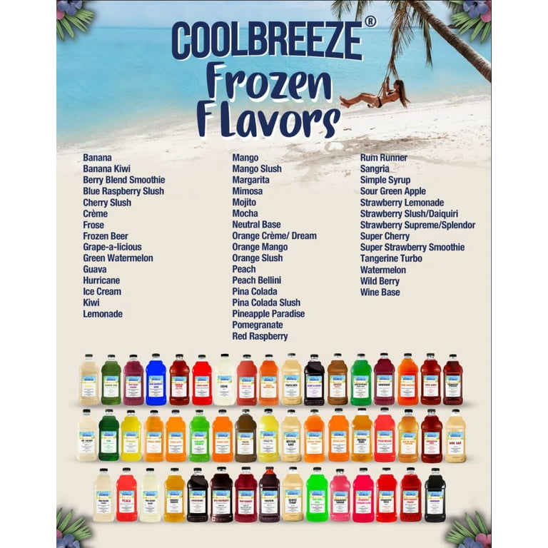 Coolbreeze® Beverages Premium Frozen Drink Machine Mix - Tropical Blen –  CoolBreeze Beverages