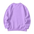 thumbnail image 5 of Kids' Sweatshirt Dropped Shoulder Crewneck Long Sleeve Casual Pullover Basic Comfortable Solid Color Toddler Fall Top, 5 of 5