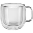 thumbnail image 2 of ZWILLING Sorrento Plus 2-pc Double-Wall Glass Cappuccino Mug Set, 2 of 8