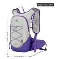 thumbnail image 3 of 18L Lightweight Hiking Backpack, Water-Resistant Running Backpack for Men Women, Breathable Cycling Backpack with Hydration Bladder Compartment, Reflective Strips & Multi-Pockets for Marathon Camping, 3 of 8