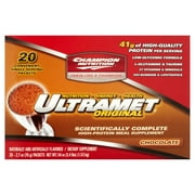 Champion Performance - Ultramet Original Scientifically Complete High-Protein Meal Supplement Chocolate - 20 x 2.7 oz. Packets