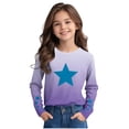 thumbnail image 5 of Maean Toddler Kids Long Sleeve Shirts Star Printed Crewneck Casual Tshirts Boys Girls Loose Tee Blouse, 5 of 7