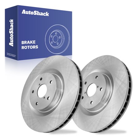 AutoShack 13.15" (334 mm) Front Vented Brake Rotors | Replacement for 2019-2024 Subaru Ascent | 2-PC Set