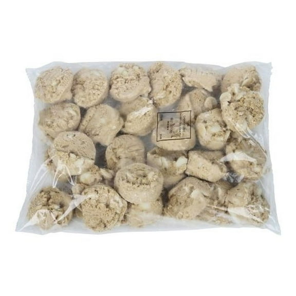 Otis Spunkmeyer White Chocolate Macadamia Gourmet Cookie Dough, 5 Pound Bag -- 4 per case