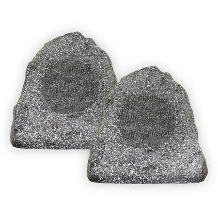 Theater Solutions 2R4G Outdoor Rock Speakers (Granite