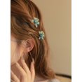 thumbnail image 2 of Accesorios para el cabello de moda de metal con pinzas para el cabello con lazo para niñas y mujeres, 2 of 5