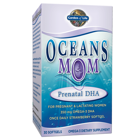 Garden of Life Oceans 3 - Oceans Mom 30 Softgels (Best Omega 3 Foods For Pregnancy)