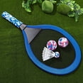thumbnail image 2 of 1 Pair Children's Tennis Racket Kids Palying Badminton Oval Rackets Game Props for Kindergarten Primary School Outdoor Sports (Blue), 2 of 8