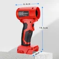 thumbnail image 4 of 210W Cordless Handheld Jet Blower Portable Violent Turbo Fan for Milwaukee 18V, 4 of 7