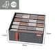 thumbnail image 1 of Organizador de cajones de armario, caja de almacenamiento de ropa interior, calcetines, pantalones, sujetador, calcetines, 1 of 5