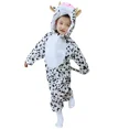 thumbnail image 3 of Disfraz de Halloween Cosplay Dinosaurio Lobo Lindo Pelele de Invierno para Bebé Mono de Dibujos Animados Cálido Suave Body, 3 of 5