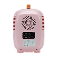 thumbnail image 4 of Caynel 5L Portable Retro Mini Fridge 6-can Mini Refrigerator,Pink, 4 of 6