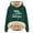 Green, variant on Yes I'm Still Freezing Me 24/7 Hoodie for Women Lined Thicken Warm Hooded Sweatshirt Letter Pullover Top