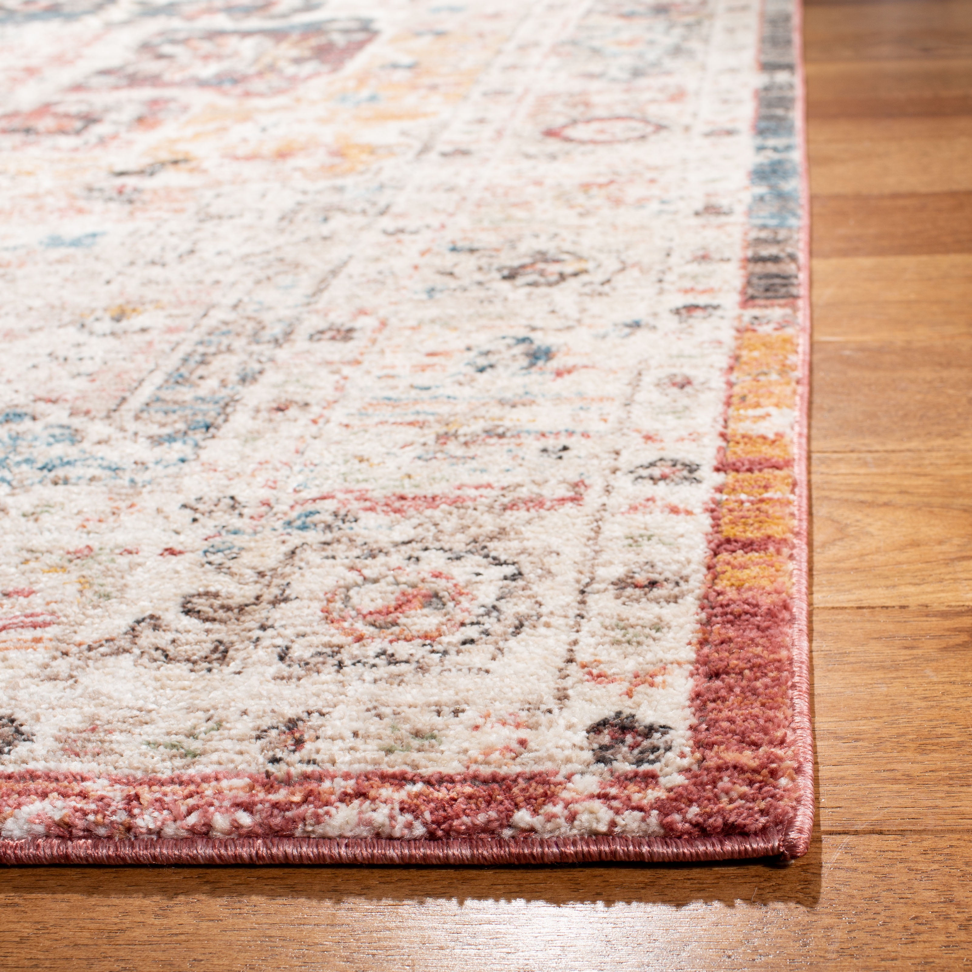 Safavieh Carlyle Anne Medallion Area Rug, Ivory/Blue, 5'3" x 7'6"