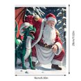thumbnail image 3 of Adornos Navideños 2D Para El Hogar Calendario De Adviento Para Las Fiestas Navideñas De 2025 Adornos Navideños 2D Para El Árbol De Navidad Adornos Navideños Para El Árbol De Navidad (24 Unidades) Ac, 3 of 8