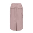 thumbnail image 4 of Wdgfv Maxi Skirt for Women Summer Side Slit Pencil Skirts Elastic High Waisted Long Skirt, 4 of 6