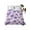 Purple, variant on Purple Flower Twim Size Flat Sheet, Wrinkleproof & Fadeproof Cooling Flat Bed Sheet Only, Ombre Botanical Watercolor Floral Spring Breathable Soft Bedding Top Sheets 66 x 96 Inches