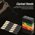 thumbnail image 3 of 10 Pcs Clarinet Reeds - Strength 1.5, 2.0, 2.5, 3.0, 3.5, 4.0 - B Flat Traditional Reeds for Clarinet, Durable Reed Set, 3 of 8
