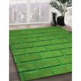 thumbnail image 2 of Ahgly Company Indoor Round Patterned Green Area Rugs, 4' Round, 2 of 6