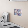 thumbnail image 5 of Yayeee Toggle Light Switch Wall Plate 2-Gang 4.56"x4.48" Decorative Outlet Cover, Purple Marble Pattern, 5 of 7