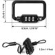 thumbnail image 5 of Motorcycle Helmet Lock , Secure Motorcycles Lock With 1.2m/4ft Cable , Mini Portable Anti-theft Resettable Lock for Your Motorbike, Bicycle, Luggage, 5 of 5