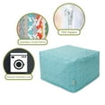 thumbnail image 6 of Majestic Home Goods Ottoman Pouf South West Teal, 6 of 6