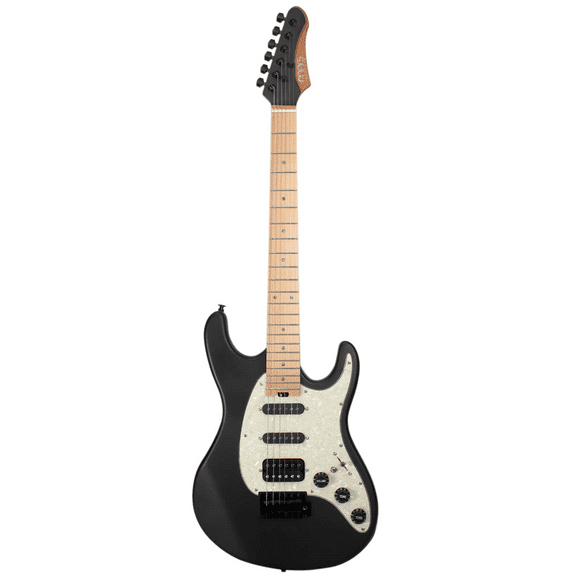 Guitarra Eléctrica 6 Cuerdas Mars Modelo Stratocaster Black