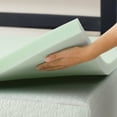thumbnail image 5 of Mellow 1.5" Ventilated Memory Foam Mattress Topper with Green Tea Infusion, Queen, 5 of 7