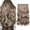 Ash Brown with Platium Highlights, variant on 18" Pony Tails Hair Extensions Clip In Ponytail Hair Extensions Clip On Ponytails for Women Clip On Hair Ponytail Extension Hair Pieces for Women Long Wavy Pony Tails Fluffy Natural Looking