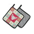 thumbnail image 2 of Oriental Longhair Cat Love Pair of Pot Holders, 2 of 4