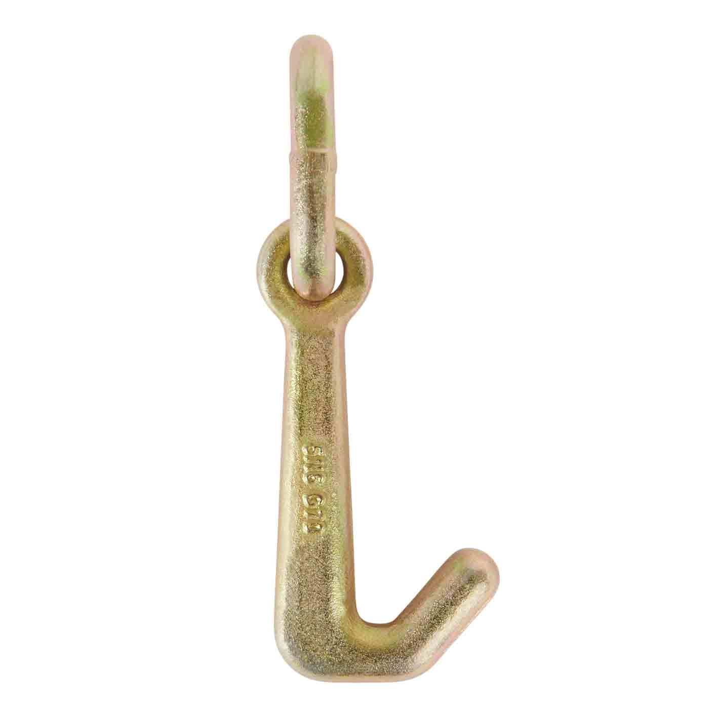 (4 Pack) 5/16" Mini J Hook G70 w/ Oblong Link, 5400 lbs WLL