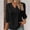 A1_Black, variant on Women's Lace V Neck Plain Lace Elegant Shirt 3/4 Sleeve Linen Blouse Plus Size Summer Gauzy Shirts Casual Loose Fit Lightweight Summer Tunic Shirts Solid Color Elegant Gauze Blouse White Xxl