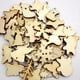thumbnail image 3 of 100 Unidads Adornos de para Perchas Etiquetas Chatarra de preestablecer Duradero perfecl Formas navideñas de madera, 3 of 7