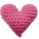 thumbnail image 1 of Fiudx Corazón de Bolsillo de Ganchillo, Hecho a Mano con Hilo Acrílico, Tarjeta de Nombre Extraíble, Regalo Cálido En Forma de Corazón, para San Valentín o Cumpleaños, 2,7 X 2,3 Pulgadas, Decoración, 1 of 5
