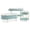 Light Teal, variant on Furniture of America Timi Glam Wood 3-Piece Coffee Table Set in Light Teal Green