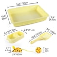 thumbnail image 2 of Kit de Caja de Arena PAWISE 37x27 cm con Juguete y Comedero Doble, 2 of 8