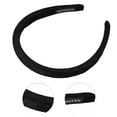 thumbnail image 3 of 1 Pc Elegant Retro Jacquard Thin Hairband for Women for Girls 6.30"x5.51" Black, 3 of 3