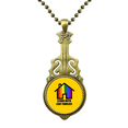 thumbnail image 1 of De pie con las familias LGBT Collar Guitarra Antigua Joyería Música Colgantes Unbranded M, 1 of 3