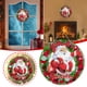 thumbnail image 1 of Ganfancp Decoración de Navidad Decoración con Motivos Alegres Señal de Bienvenida En La Puerta Principal Artículos En Liquidación Colgadores de Puerta X 1, 1 of 7