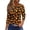 4# Yellow, variant on Halloween Shirts for Women 3/4 Sleeve Casual Tunic Tops Funny Bat,Ghost,Pumpkin Printed Costume Holiday Blouses Khaki 2XL