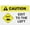 Warning Sign 4, variant on Caution Exit Only - Do Not Enter Retro Vintage Sign 8"x12" - Wall Decor Plaque for Home Bar Pub Kitchen Restaurant, Exit Only Sign