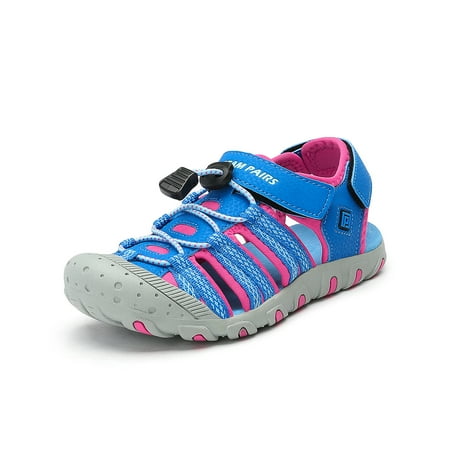 

Dream Pairs Boys Girls Summer Athletic Sandals Kids Beach Walking Sandals 171111-K ROYAL/FUCHSIA Size 9 toddler