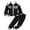 Black, variant on Boys Fall Outfits Toddler Boy Clothes Long Sleeve Sweatshirt and Pant Outfits Kids 2Pcs Fall Clothing Set Size 3T 4T (Yellow,3-4 Years)