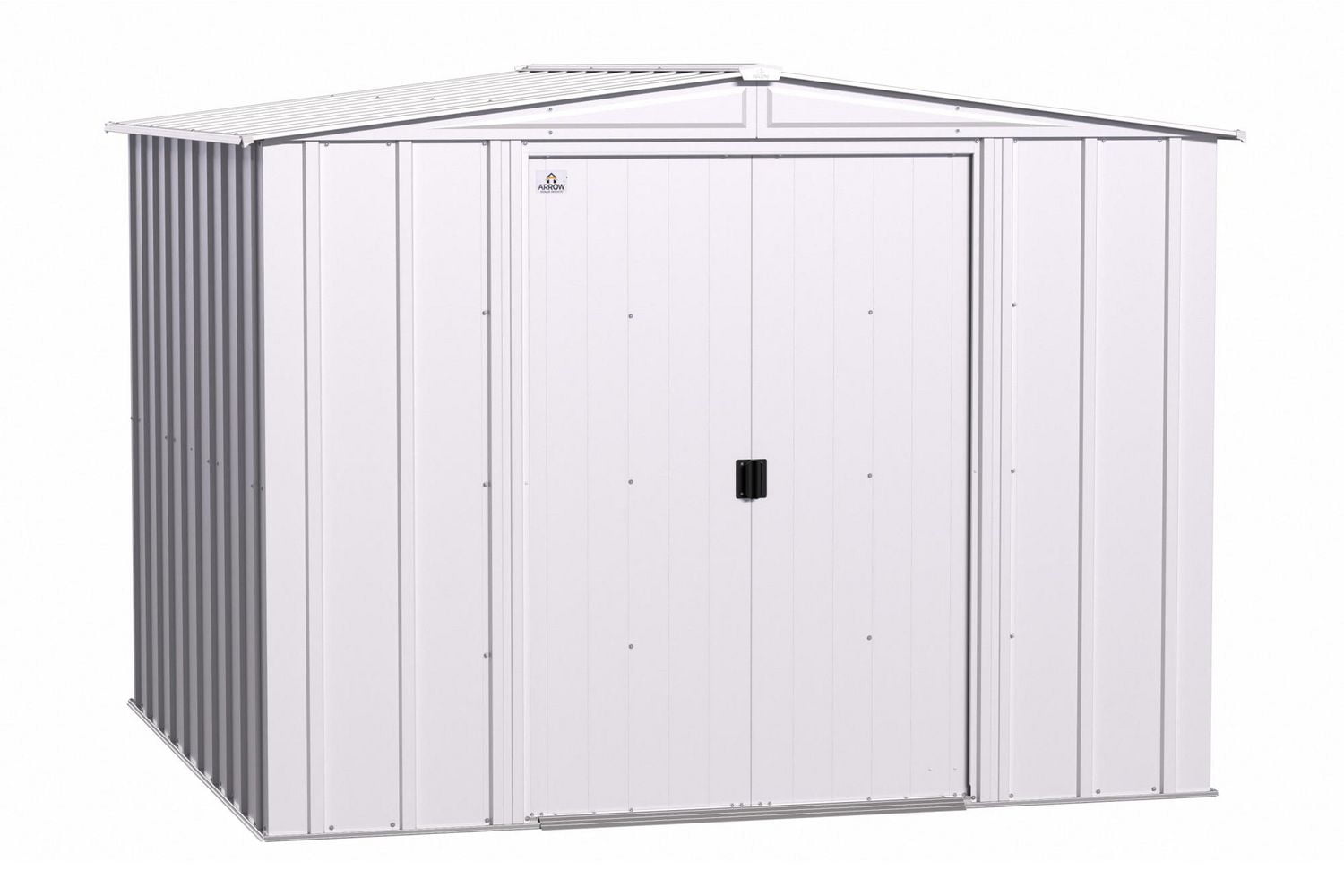 Arrow Classic Steel Storage Shed, 8x8, Flute Grey